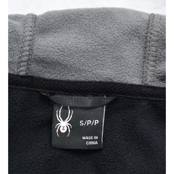 SPYDER MEN NWT MENDOZA HOODED SOFTSHELL WATERPROOF BLACK JACKET. SIZE S - Picture 8 of 9